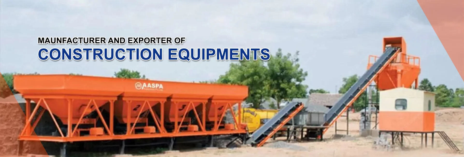 Road Construction Equipment Manufacturer, Suppliers in Ahmedabad