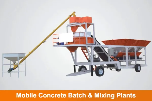 Mobile Concrete Batch Mixing Plants India