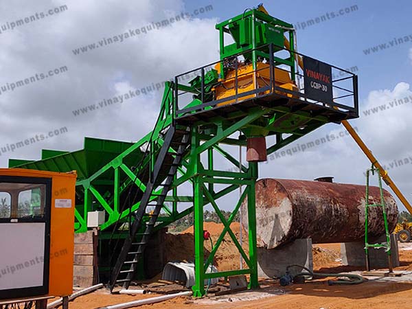 mobile concrete mixer