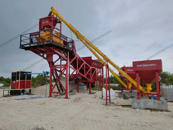portable concrete plant