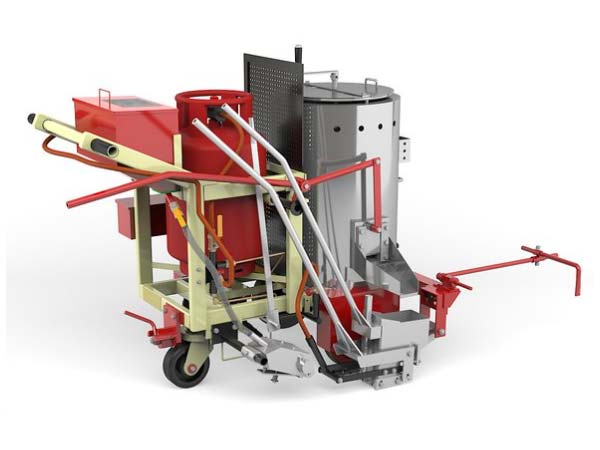 semi automatic road marking machine
