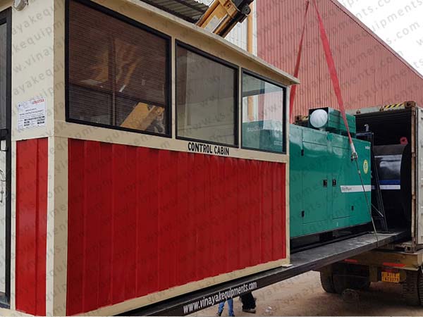 stationary concrete batching plant