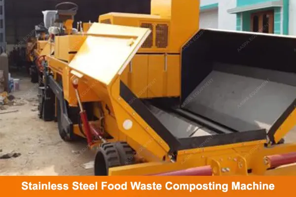Stainless Steel Food Waste Composting Machine Manufacturer in India